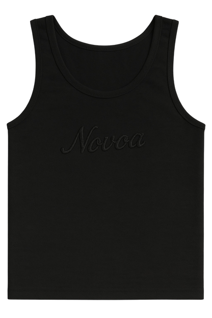 Embroidery Tank (Black)
