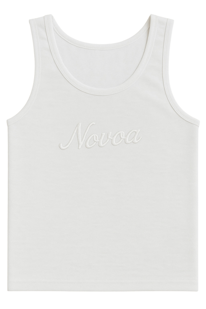 Embroidery Tank (White)