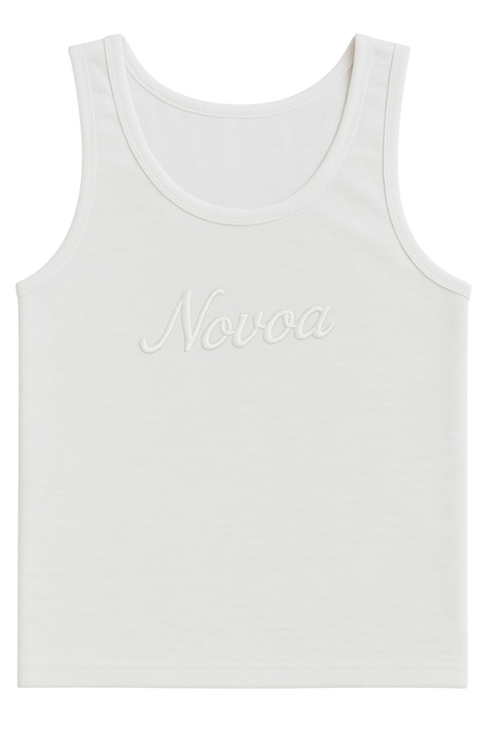 Embroidery Tank (White)